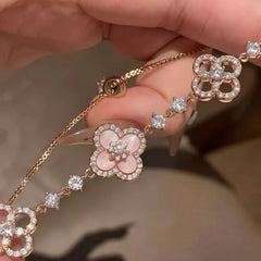 🍀Lucky four-leaf clover bracelet