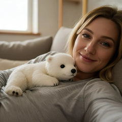 🐻The Polar Pal ——The Plush That Calms You in Seconds🌈(副本)