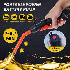 🔥🔥Last Day 49% OFF - Battery Powered Fuel Inlet Pump with 4ft Oil Outlet Pipe (Battery Not Included)