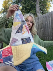 🧙⭐🧙The Quilted Witch Hat | Handcrafted Folk Art Hat