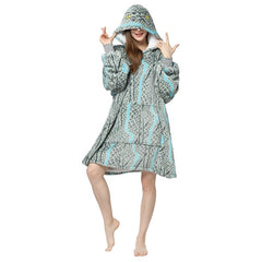 Casual Tie-Dye Oversized Hoodies Sweatshirt