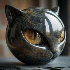 🔥LAST DAY 49% OFF🎉Luxury Black Cat Stone Sculpture
