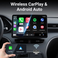 2in1 New Super Mini Carplay AI Box Wired to Wireless CarPlay/Android Auto 2in1 Box 5GHz WiFi5 for 99% Original Wired CarPlay/Auto Car