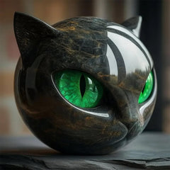 🔥LAST DAY 49% OFF🎉Luxury Black Cat Stone Sculpture