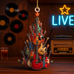 🎄ODALIT™Rockin' Around The Guitar Christmas Tree Ornament🎸🔥