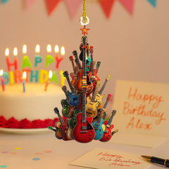 🎄ODALIT™Rockin' Around The Guitar Christmas Tree Ornament🎸🔥