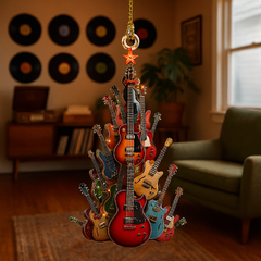 🎄ODALIT™Rockin' Around The Guitar Christmas Tree Ornament🎸🔥