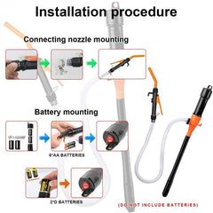 🔥🔥Last Day 49% OFF - Battery Powered Fuel Inlet Pump with 4ft Oil Outlet Pipe (Battery Not Included)